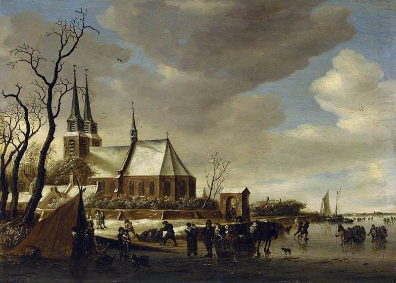 A Winter Landscape, Salomon van Ruysdael